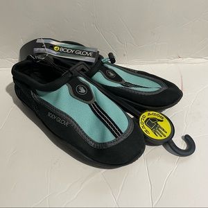 Body Glove Water Shoes Aquasock Womens Size 5 Teal Blue & Black Color